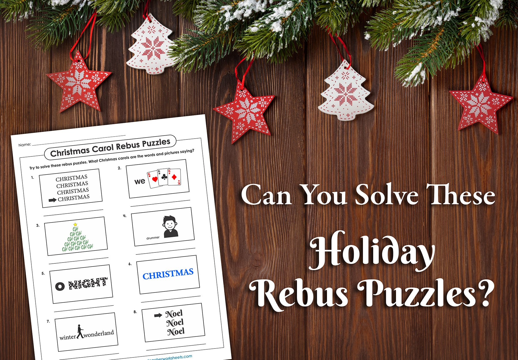 Christmas Carol Rebus Puzzles Blog Post in Christmas Rebus Puzzles Printable Free