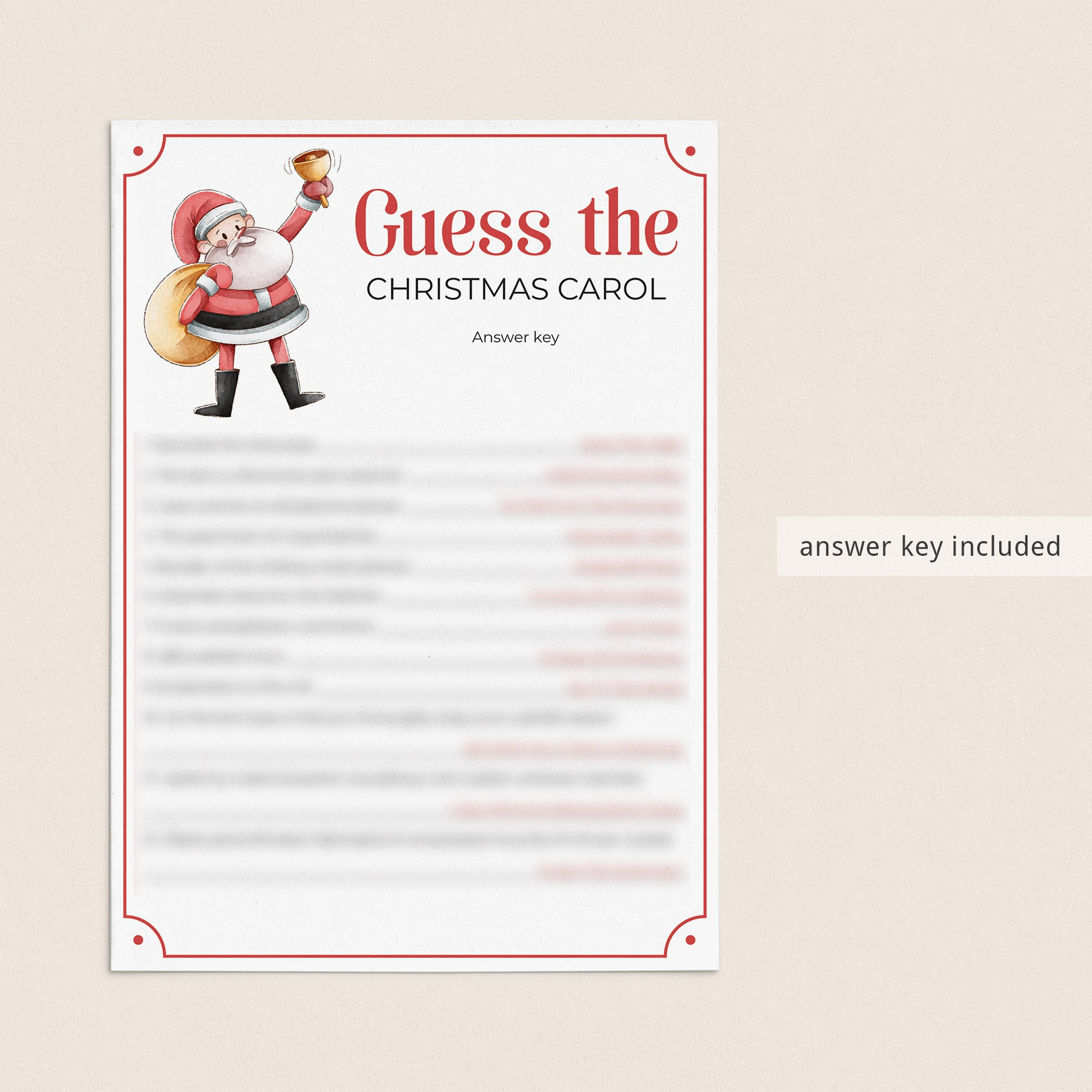 Christmas Carol Riddles Printable | Guess The Christmas Song with regard to Christmas Carol Riddles Printable
