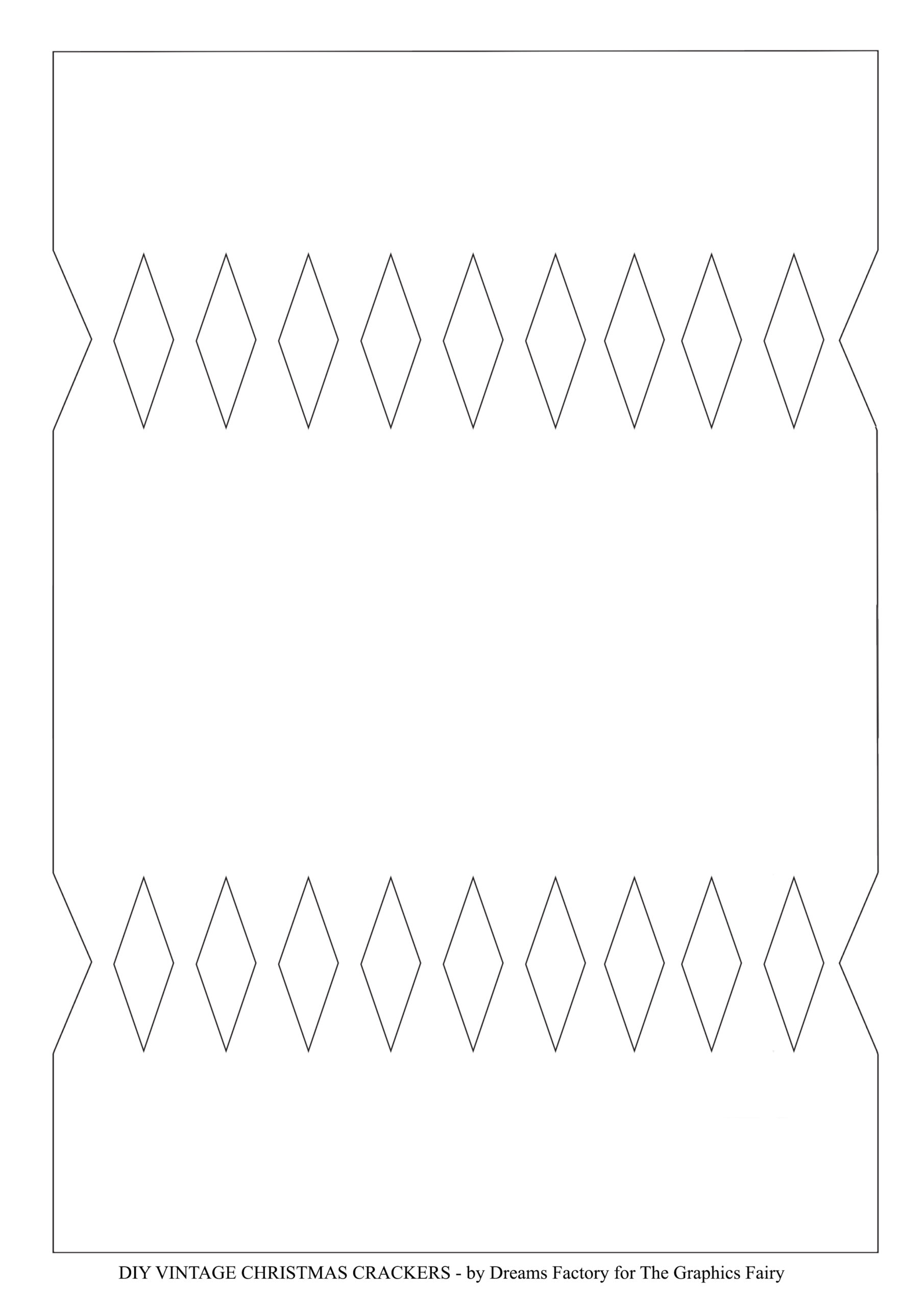 Christmas Cracker Template intended for Christmas Cracker Template Printable