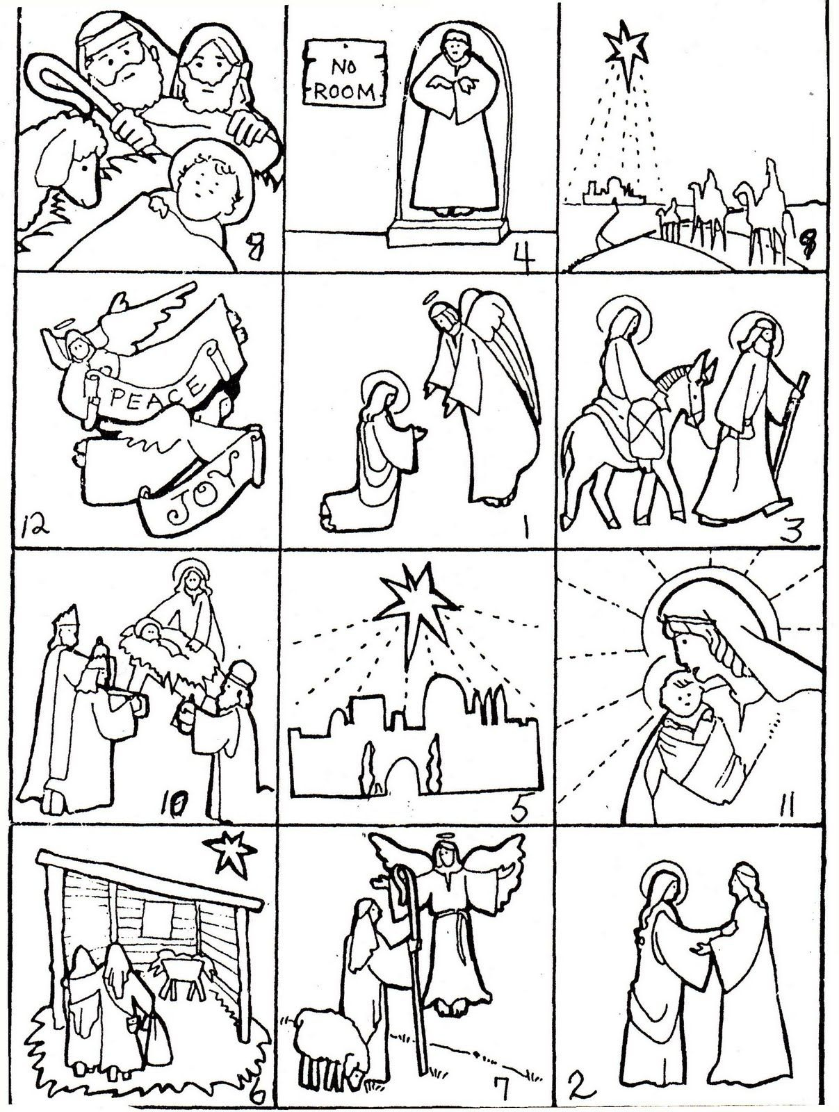 Christmas Crafts Grade 4/5 with regard to Free Printable Christmas Story Sequencing Pictures