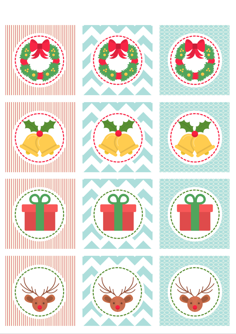 Christmas Cupcake Toppers - Free Printables with regard to Free Printable Christmas Cupcake Picks