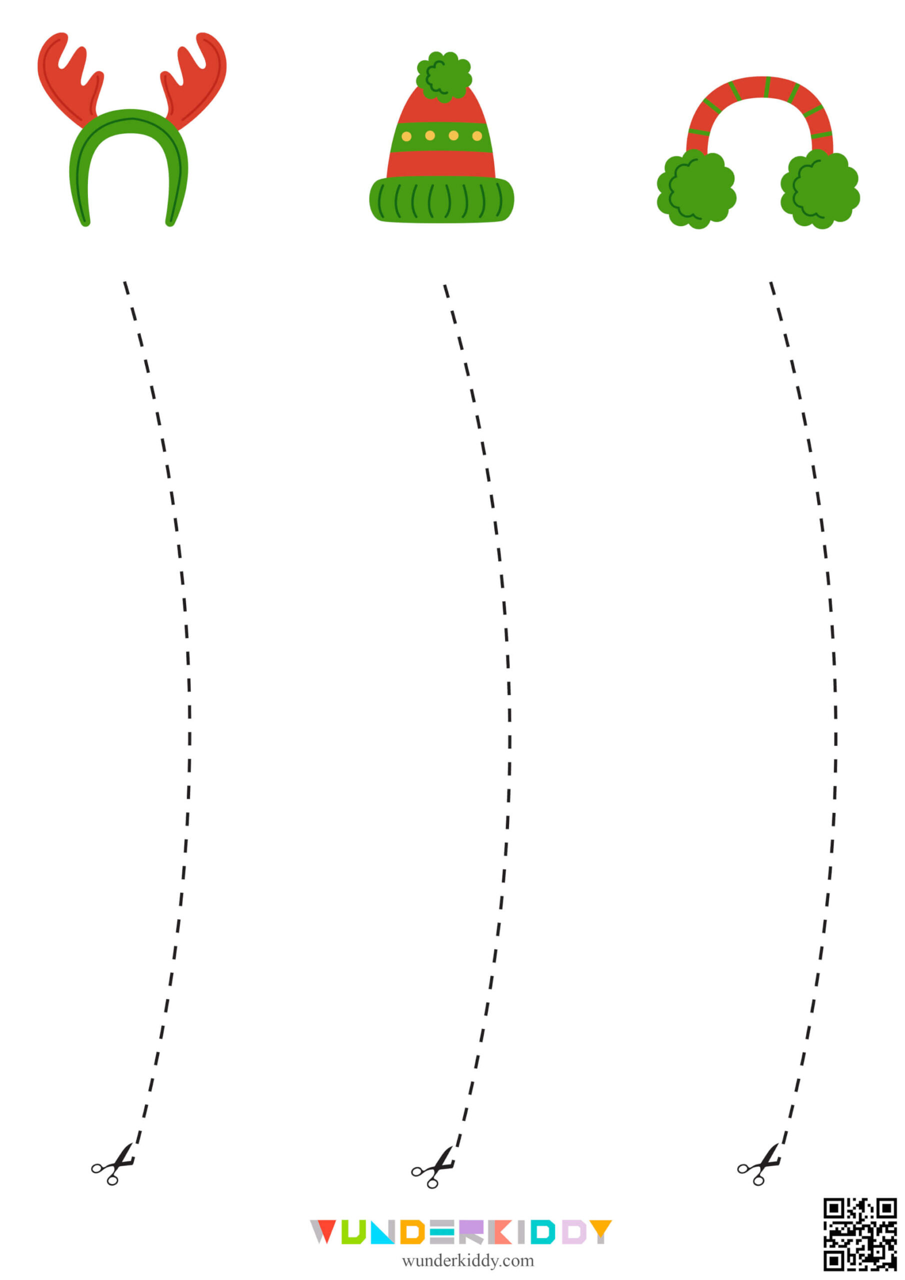 Christmas Cutting Templates Printable Pdf for Christmas Cutting Activities Printable