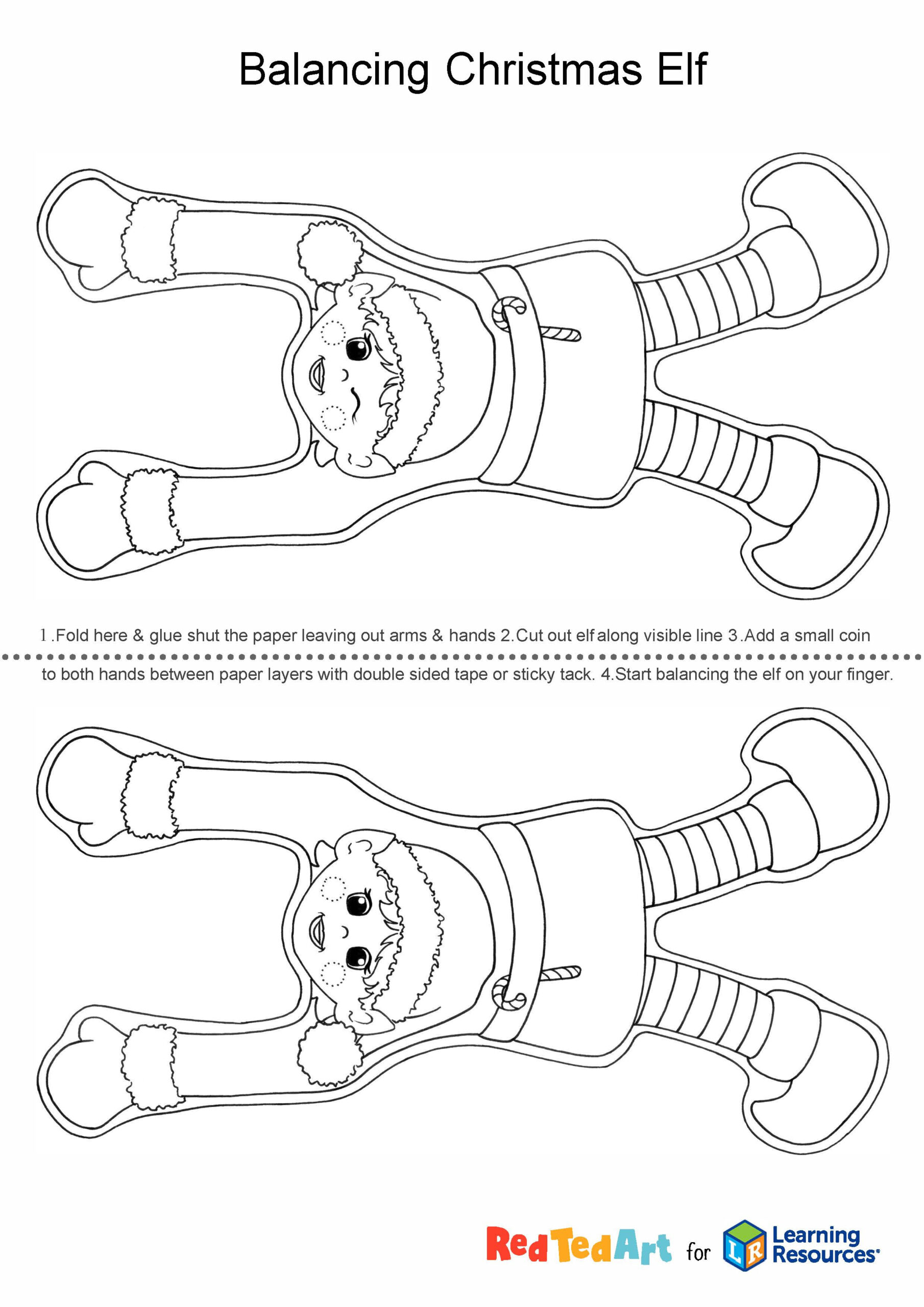 Christmas Elf Craft For Kids | Learning Resources Uk with regard to Christmas Crafts For Kids Printable
