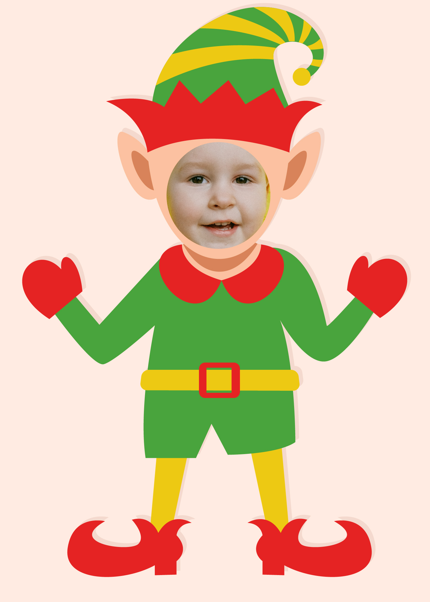 Christmas Elf Template For Photo In Jpg, Png, Psd, Svg - Download with Christmas Elf Templates Printable