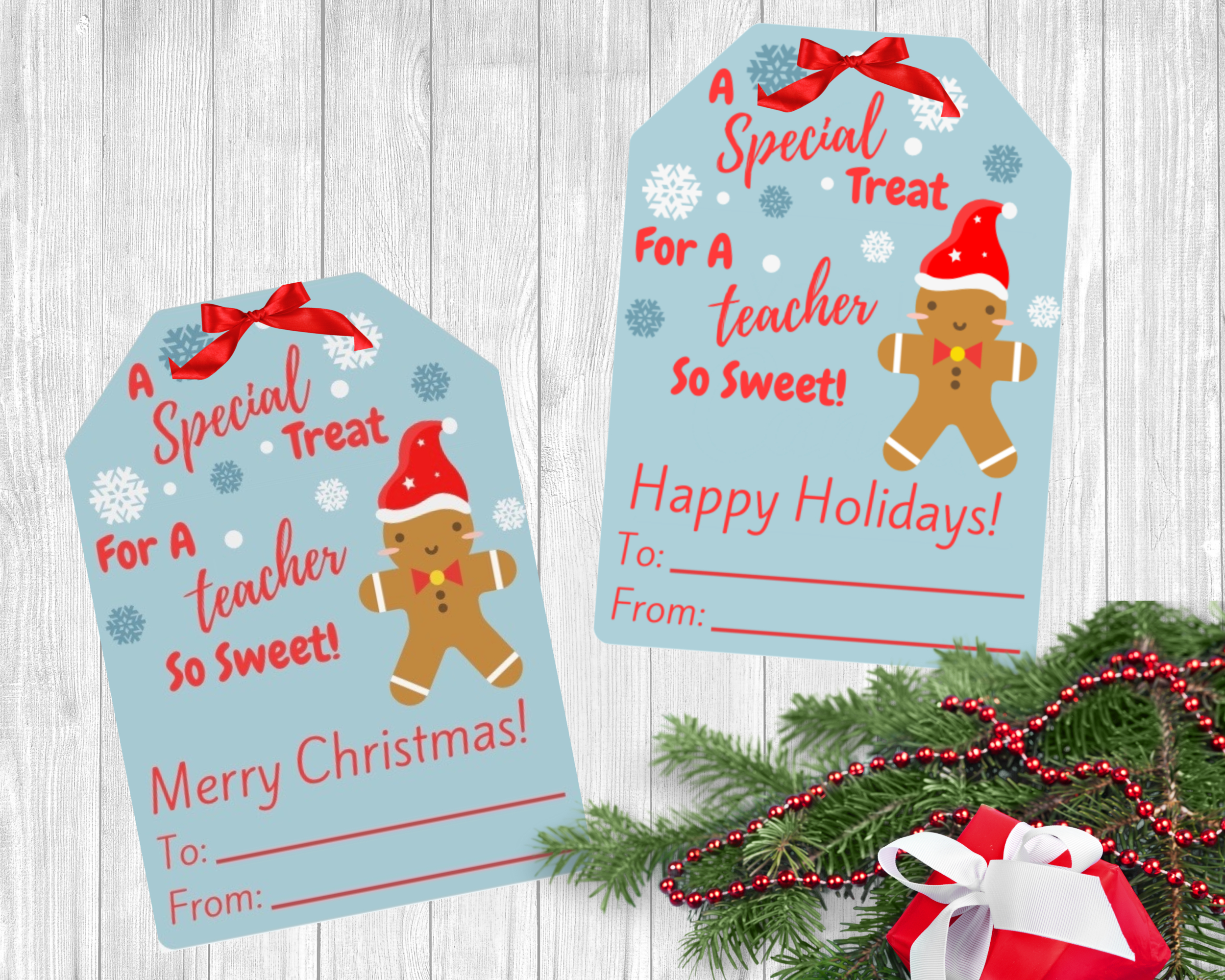 Christmas Gift Tags | Daycare Templates | Printable Daycare Forms for Printable Teacher Christmas Gift Tags