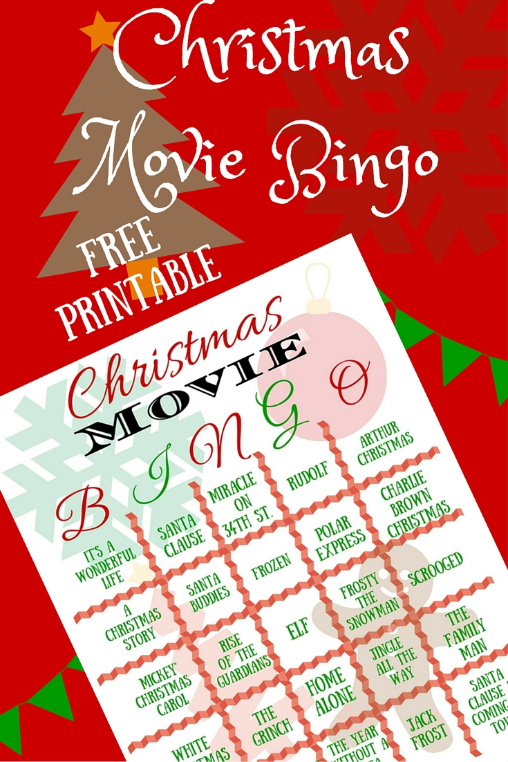 Christmas Movie Bingo - Blessed Beyond Crazy with Christmas Movie Bingo Free Printable