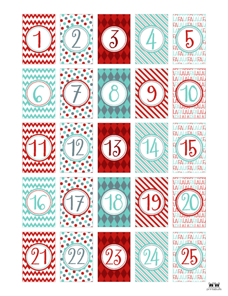 Christmas Numbers | Printabulls with Free Printable Christmas Numbers 1 50