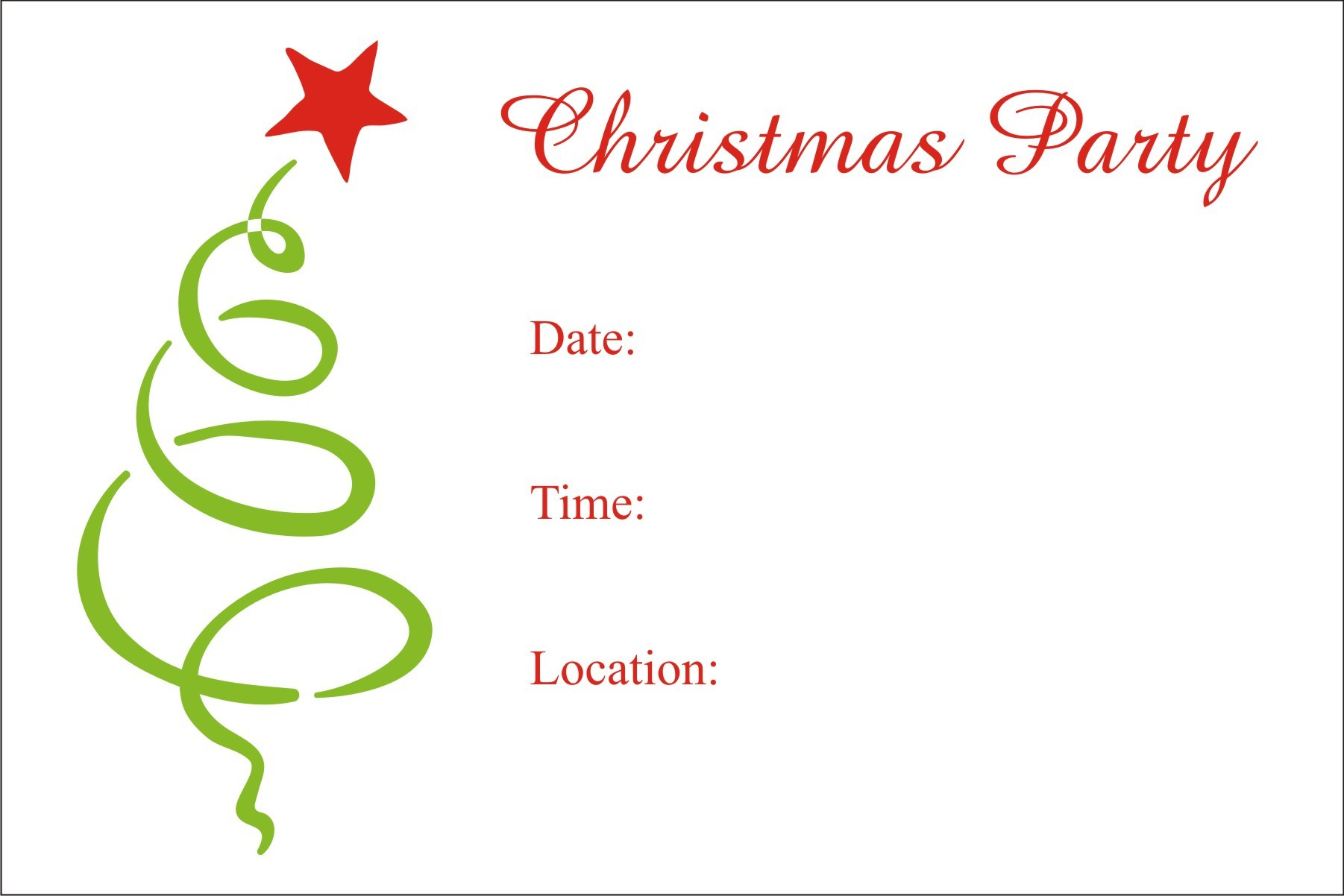Christmas Party Free Printable Holiday Invitation Personalized within Christmas Party Invitation Free Printable