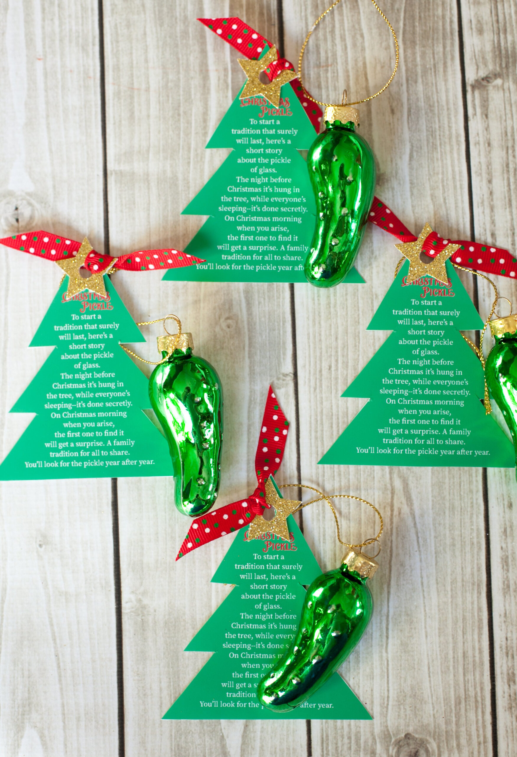 Christmas Pickle Ornament Free Printable - Frog Prince Paperie throughout Christmas Pickle Printable Free