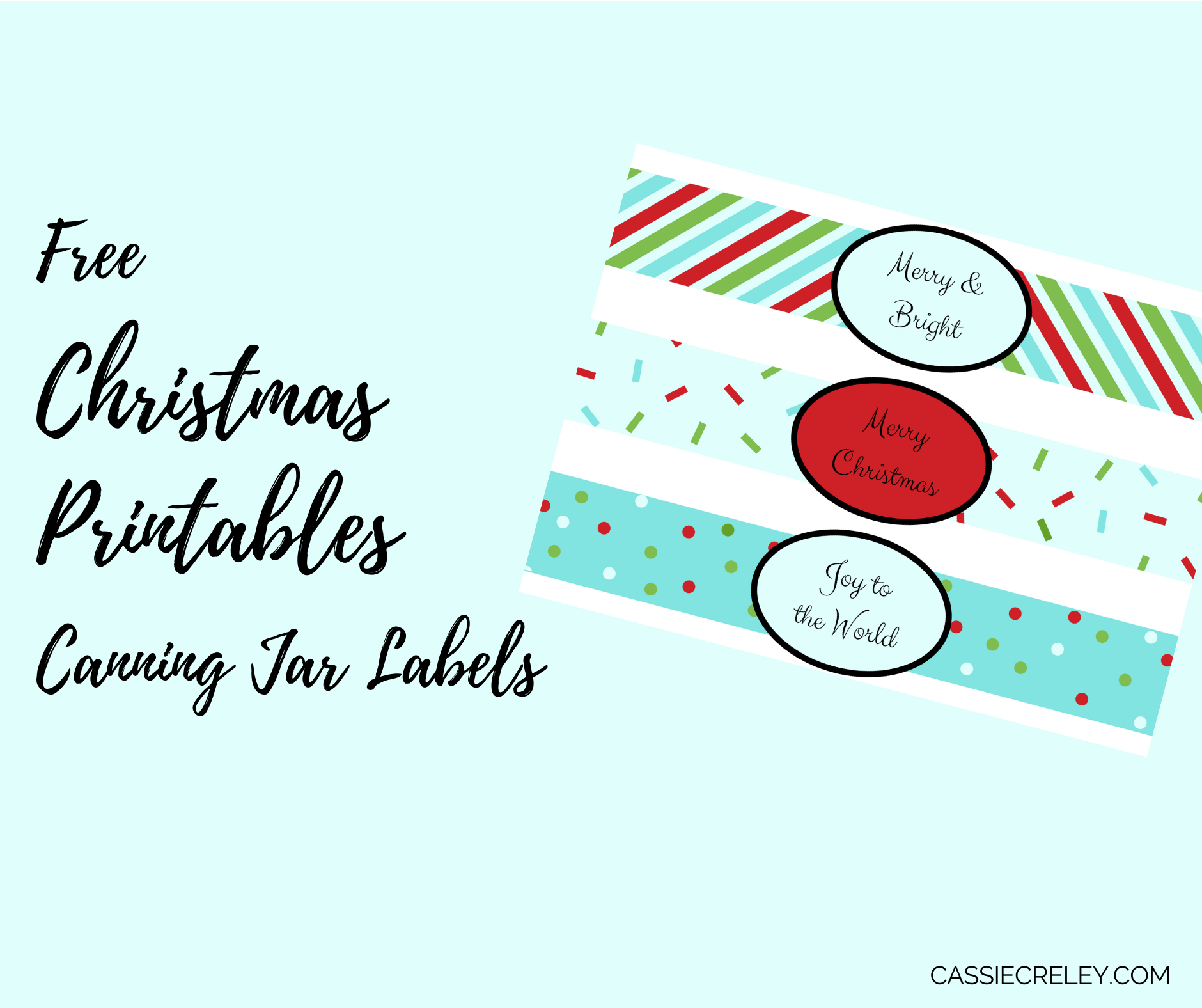 Christmas Printables—Mason Jar Labels within Free Printable Christmas Mason Jar Labels Template