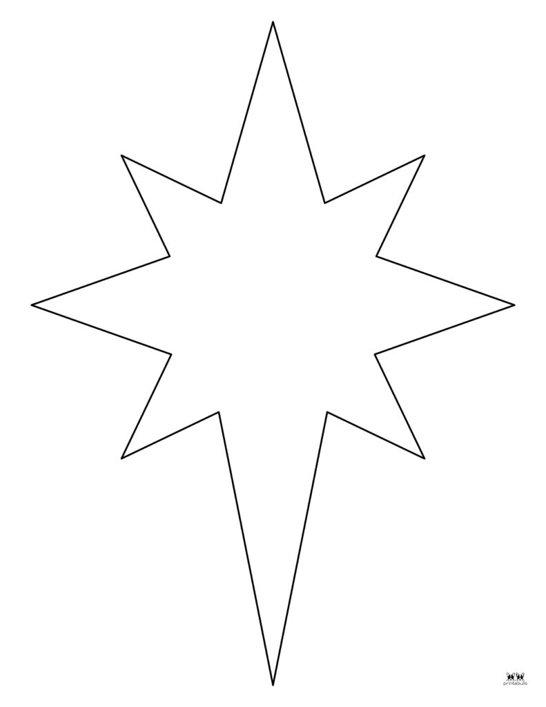 Christmas Stars - 25 Free Printables | Printabulls throughout Free Printable Christmas Star Template