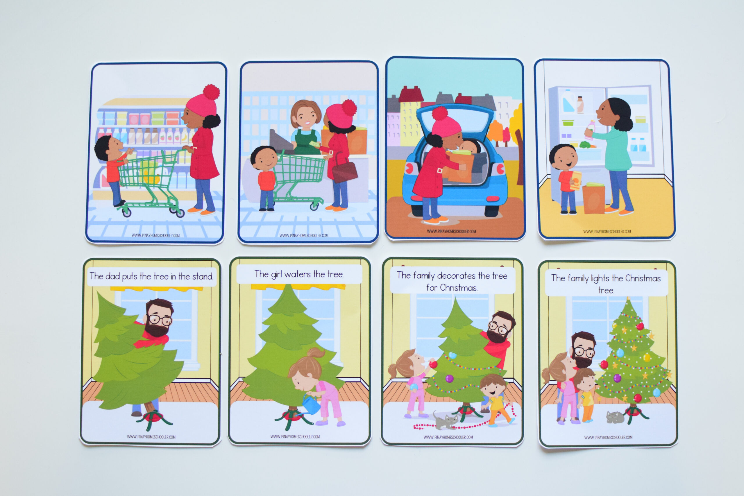 Christmas Story Sequencing | The Pinay Homeschooler in Free Printable Christmas Story Sequencing Pictures