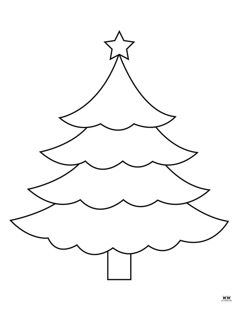 Christmas Tree Coloring Pages &amp;amp; Templates - 22 Free Printables inside Printable Christmas Tree
