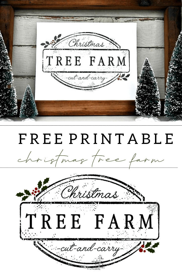 Christmas Tree Farm Printable | Little Glass Jar with regard to Printable Christmas Tree Farm Sign