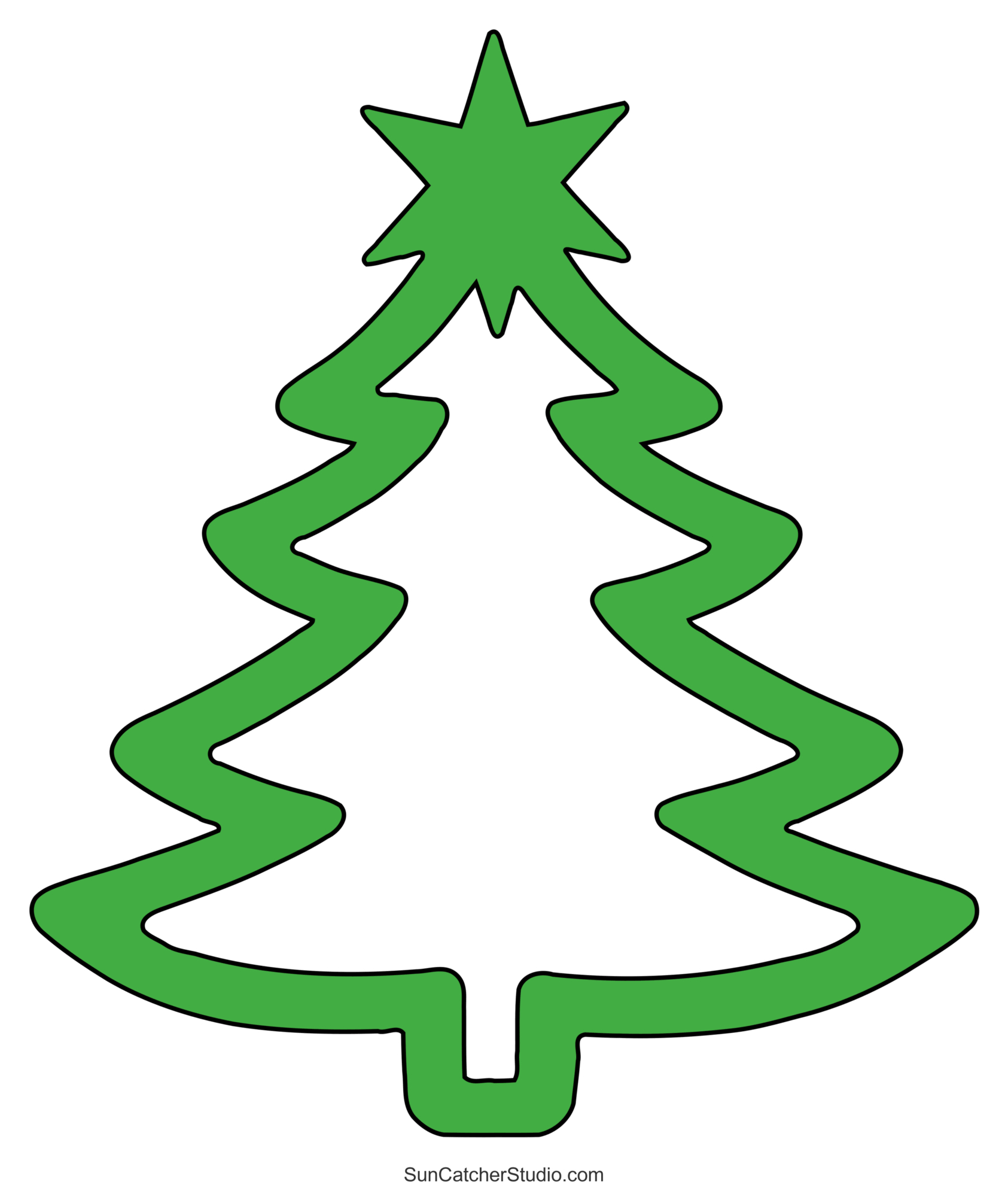 Christmas Tree Templates And Stencils (Free Printable Patterns within Free Printable Printable Christmas Tree