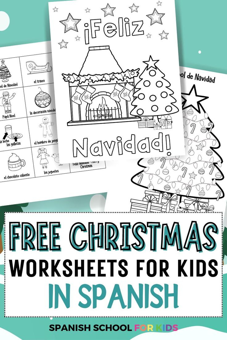 Christmas Worksheets In Spanish For Kids (Free Printables pertaining to Spanish Christmas Worksheets Free Printable