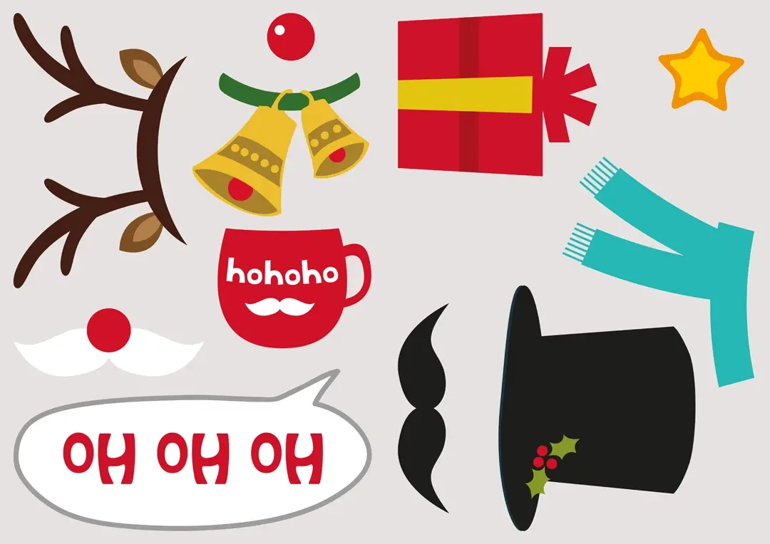 Download Our Free Christmas Photo Booth Props | Photobox regarding Christmas Photo Booth Props Free Printable