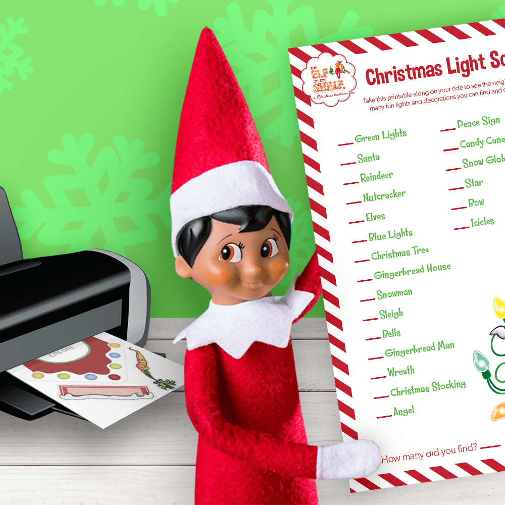 Download These 10 Free Printables For Your Scout Elf | The Elf On with Christmas Elf Free Printable