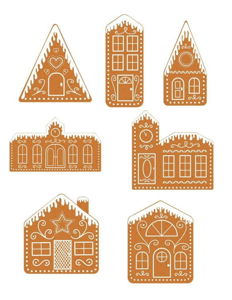 Easy Diy Gingerbread House Ornaments: 3D Free Printable pertaining to Christmas Gingerbread House Printable
