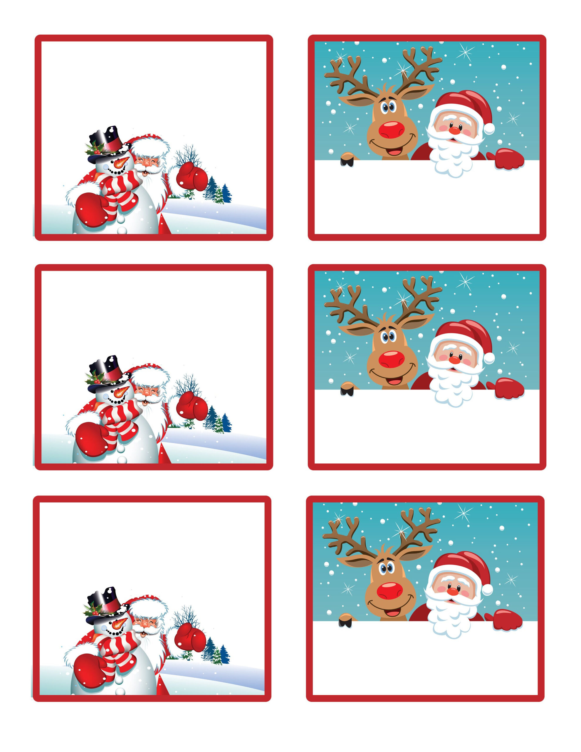Easy Free Letter From Santa Magical Package in Name Tags For Christmas Gifts Printable