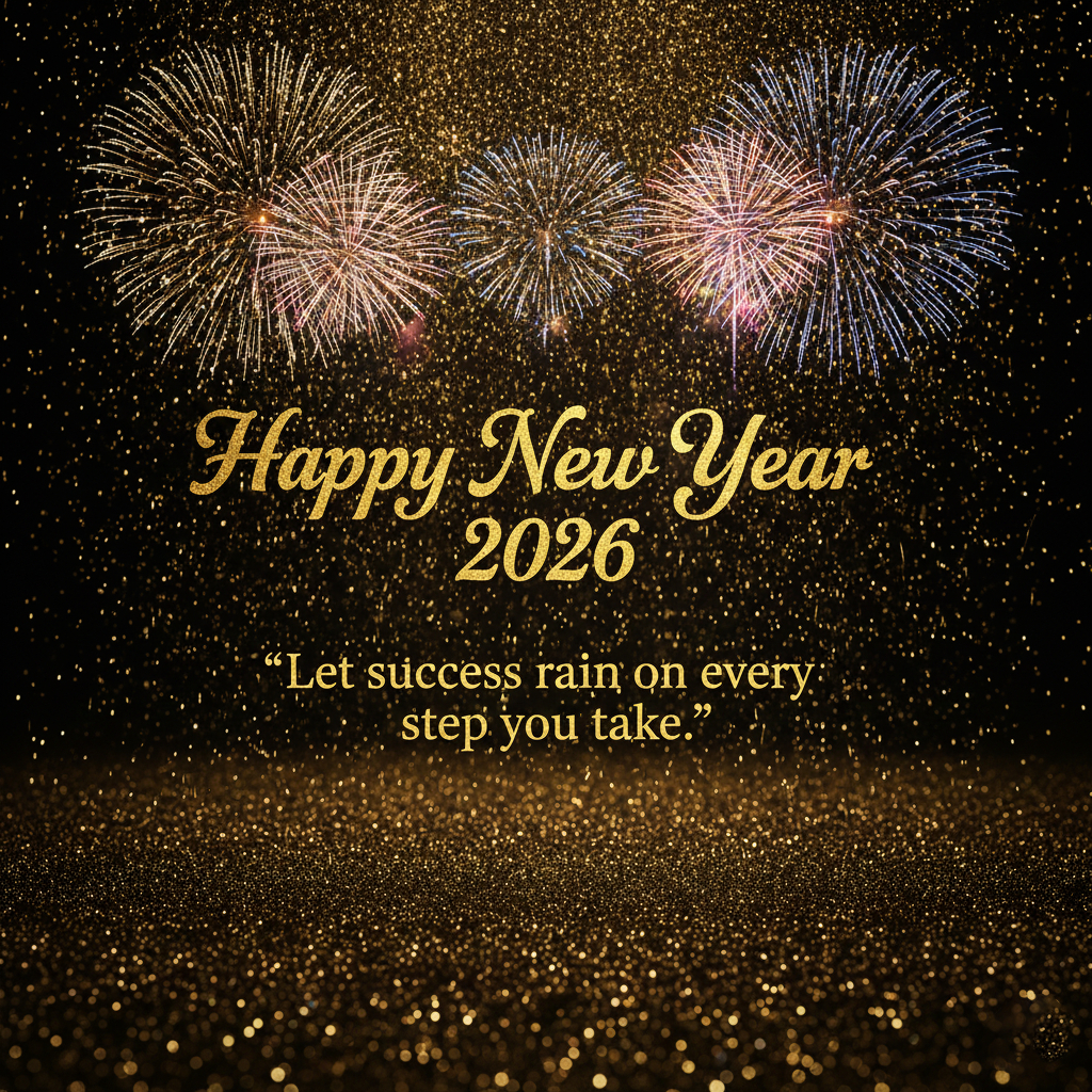 🔥 Happy New Year 2026 Wishes With Motivational Quotes Background Free intended for Motivational Quotes For the New Year 2026