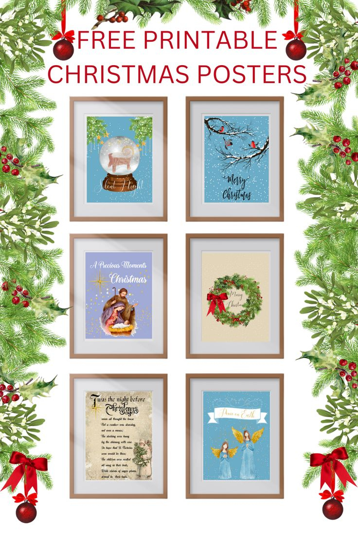 Free A3 Christmas Printable Posters inside Printable Christmas Posters Free