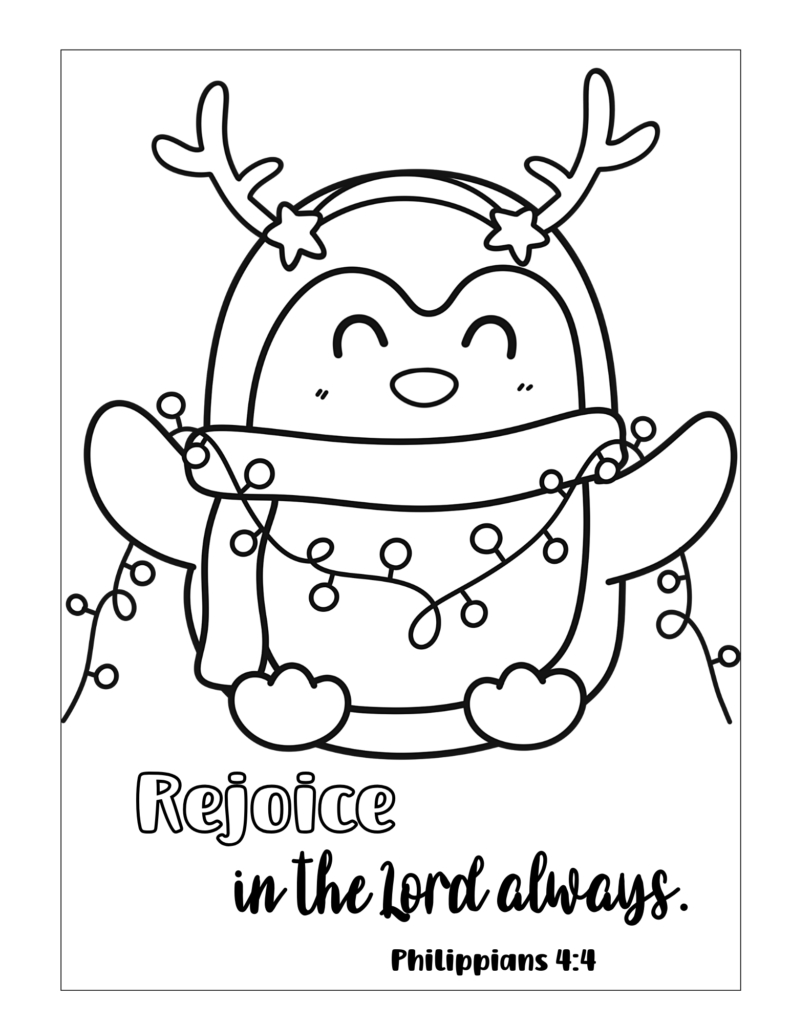 Free Christian Christmas Coloring Pages - Out Upon The Waters in Christian Christmas Printable Free