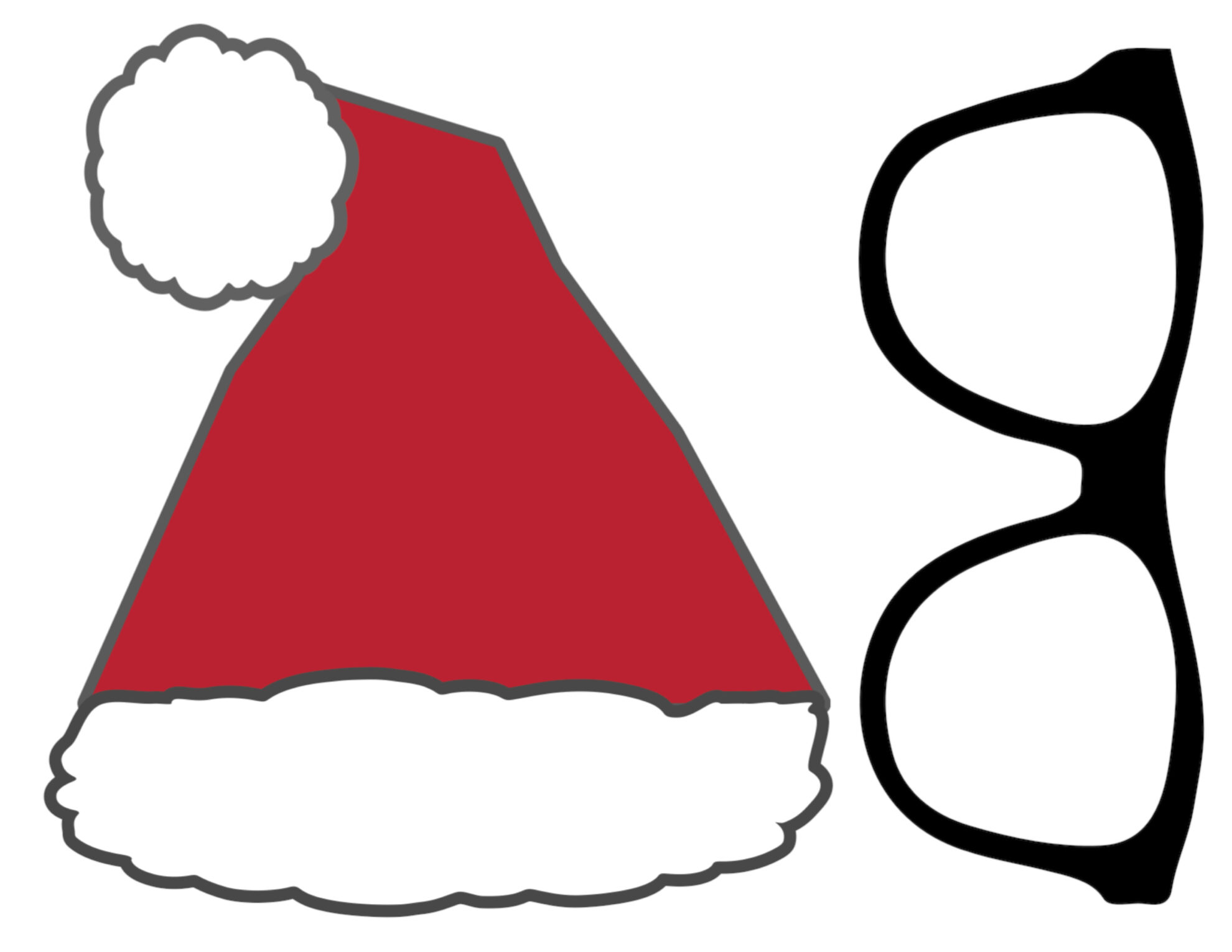 Free Christmas Photo Booth Props Printable - Paper Trail Design inside Free Printable Christmas Photobooth Props