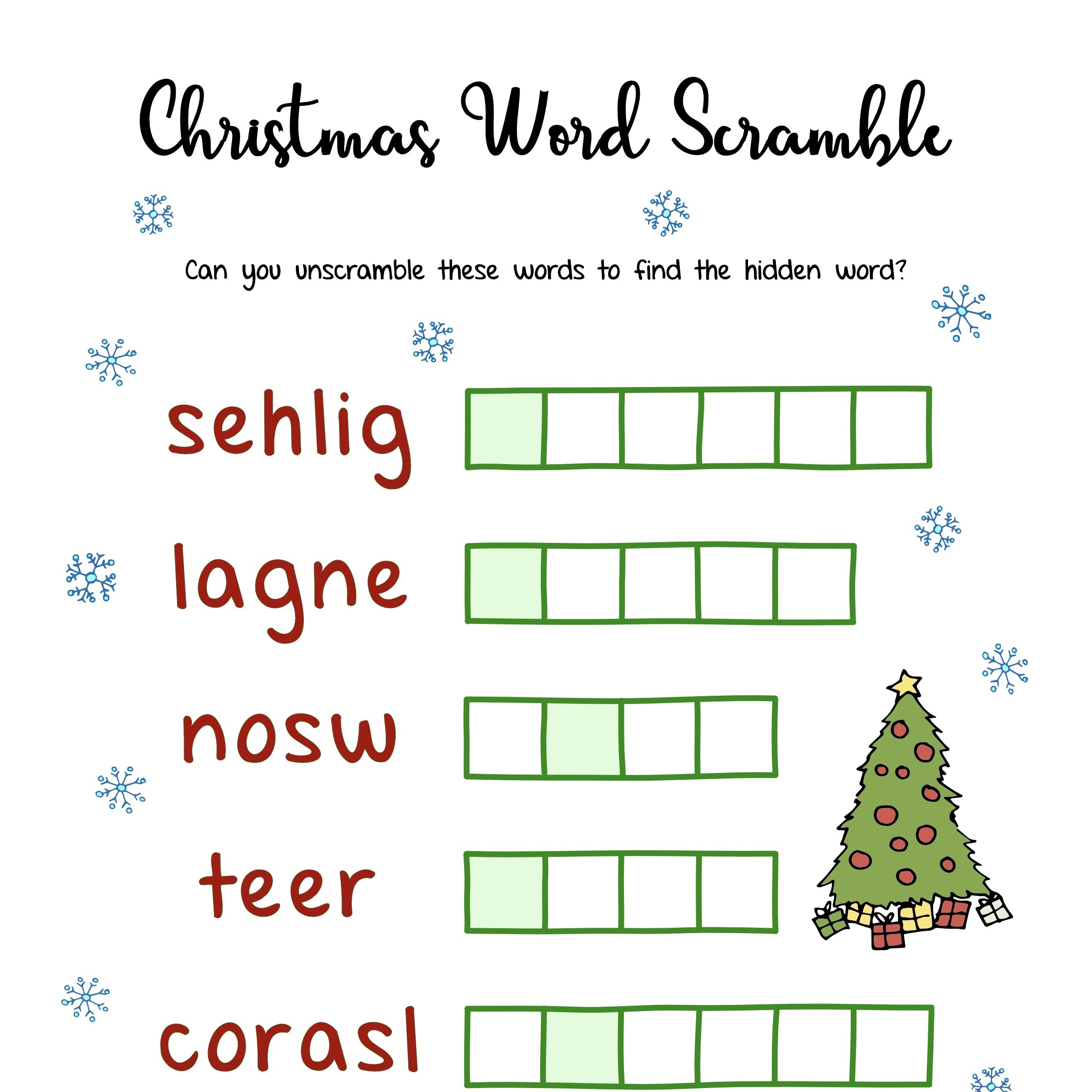 Free Christmas Printables – Puzzles | Mama Geek with regard to Free Printable Christmas Picture Puzzles