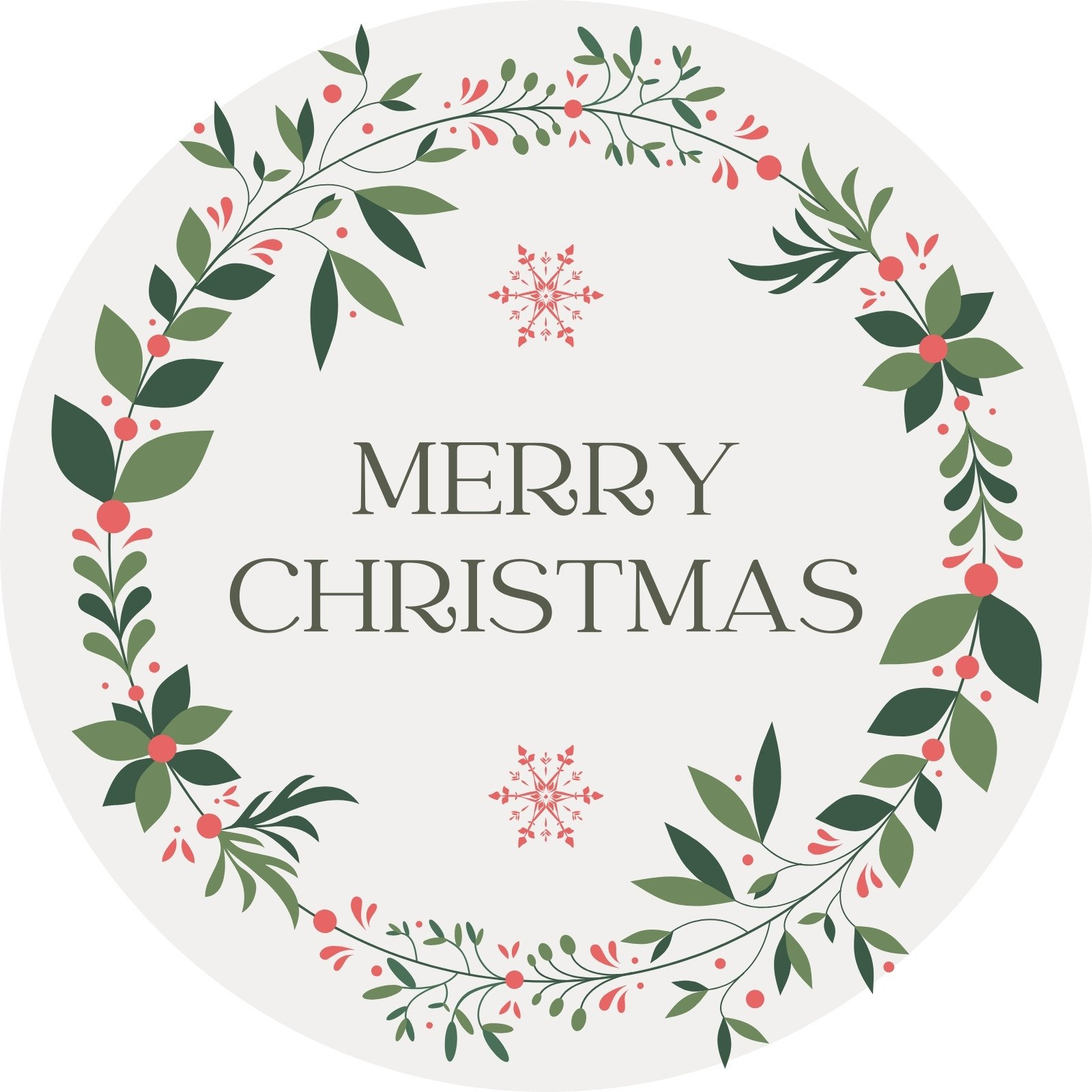 Free Custom Printable Christmas Stickers | Canva with regard to Merry Christmas Stickers Printable