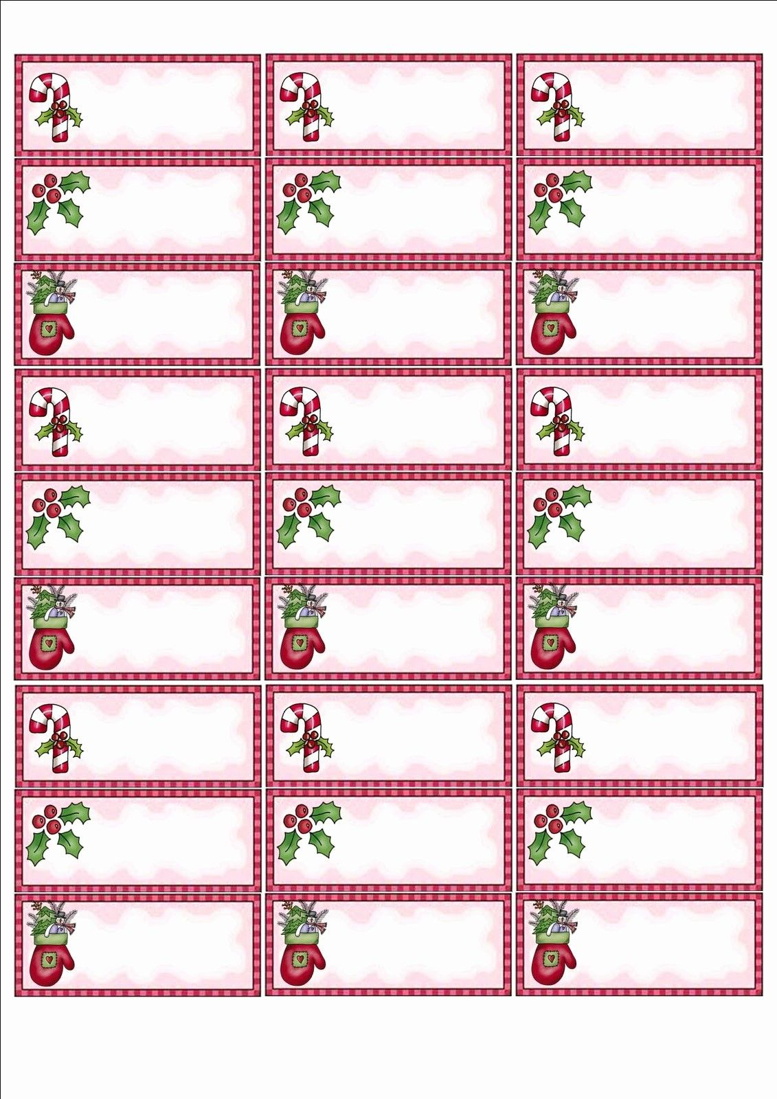 Free Free Printable Christmas Address Labels Templates, Download with Printable Christmas Mailing Labels