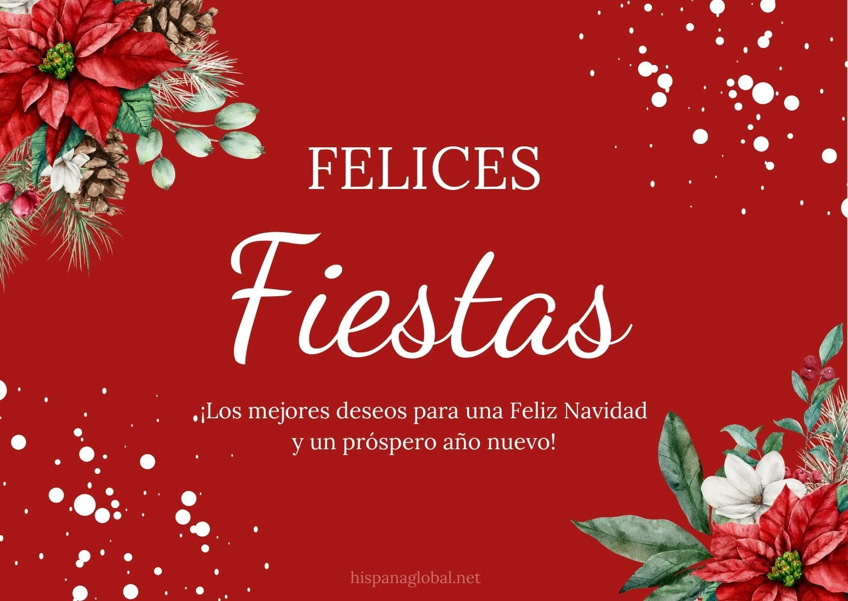 Free Holiday And Christmas Cards In Spanish - Hispana Global in Printable Spanish Christmas Card