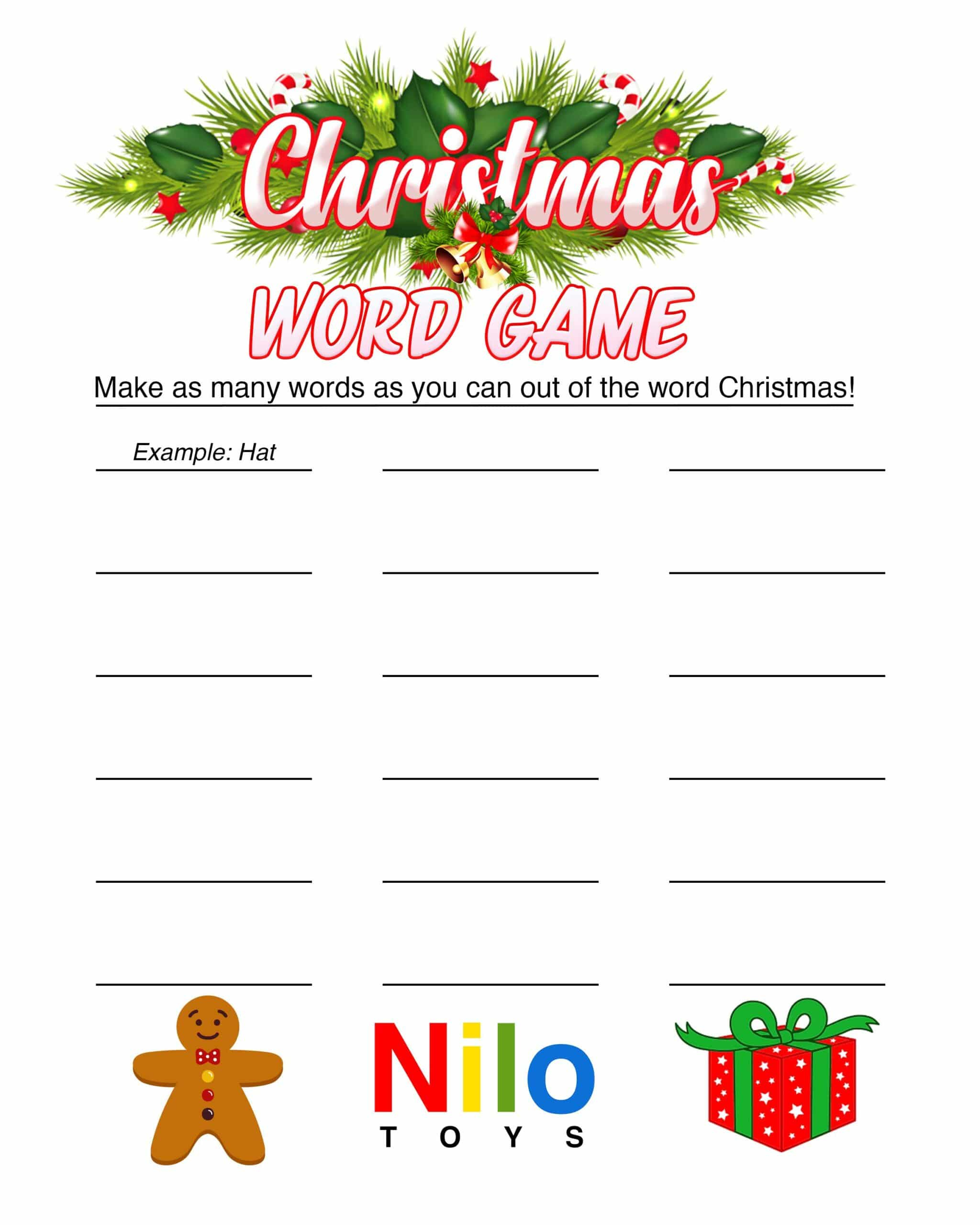 Free Kids Games For Christmas | Printable Word Games For Kids regarding Word Games For Christmas Printable