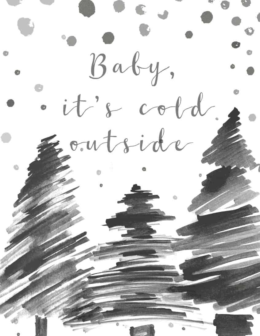 Free Modern Christmas Printables inside Modern Free Christmas Printable