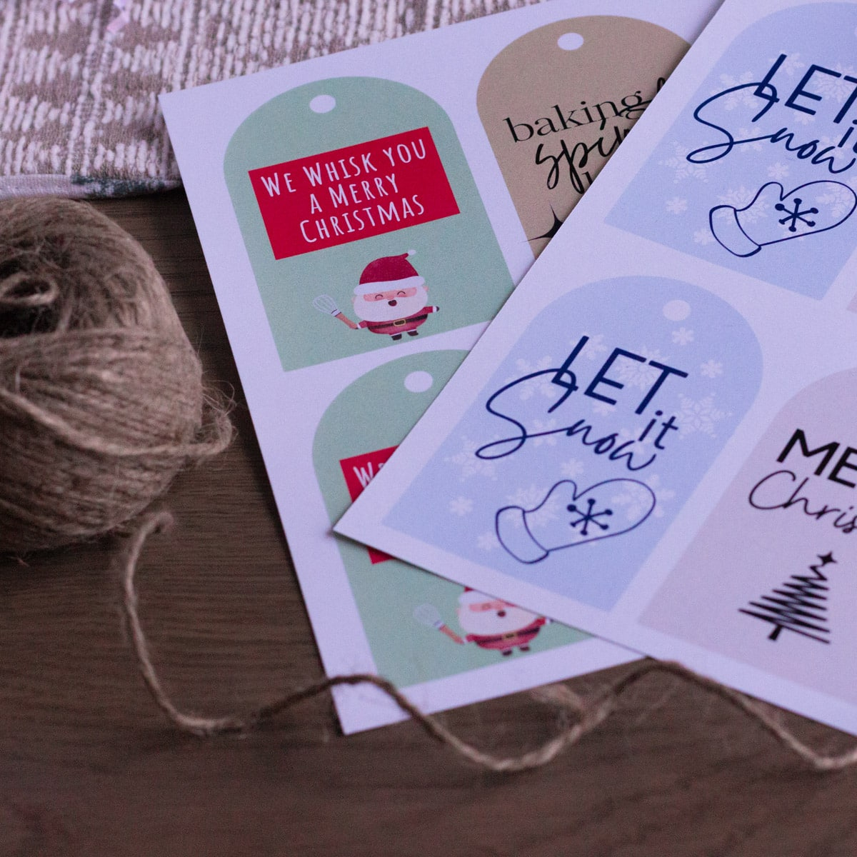 Free Printable Christmas Cookie Gift Tags - The Frosted Kitchen intended for Christmas Cookie Tag Printable