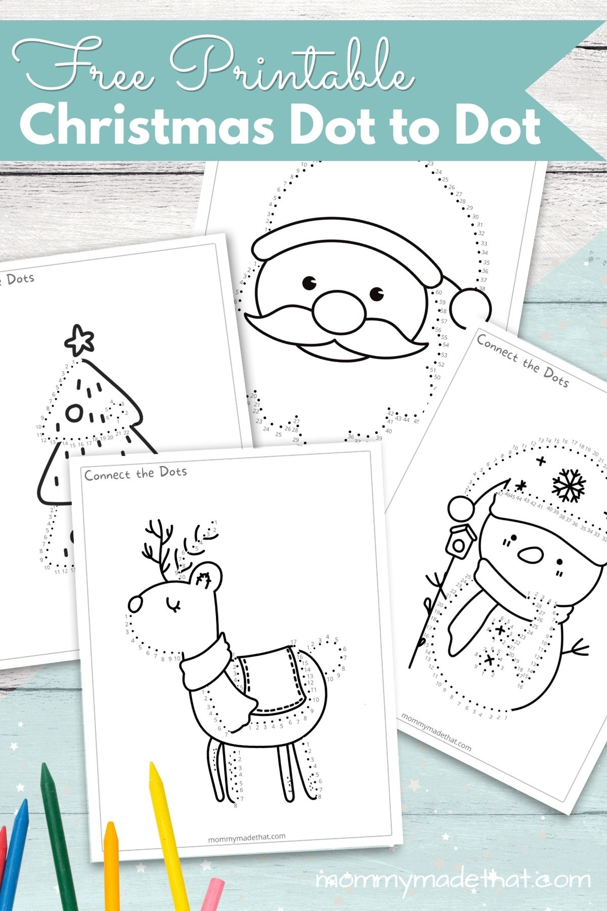 Free Printable Christmas Dot To Dot for Christmas Printable Dot To Dot