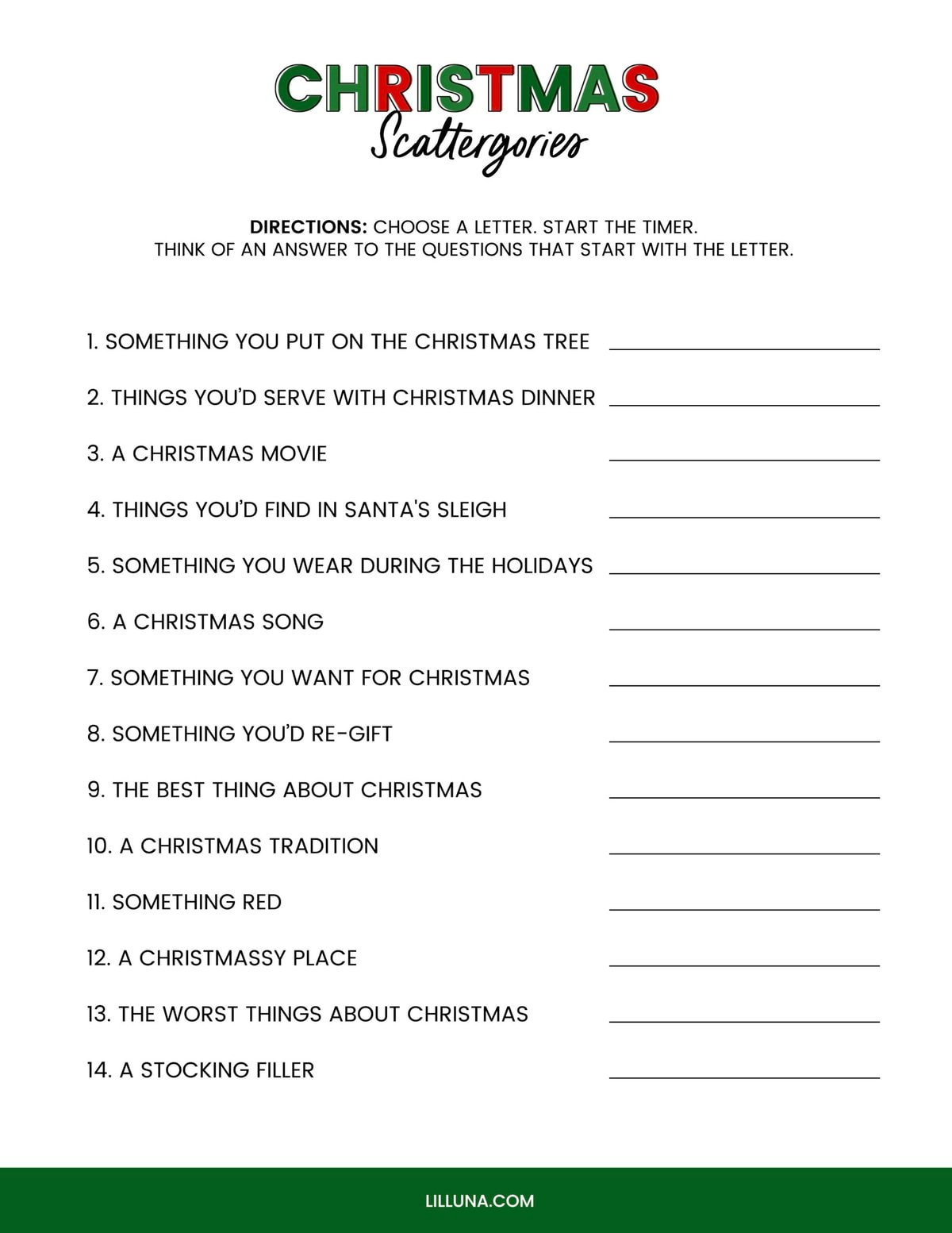 Free Printable Christmas Games {4 Freebies} | Lil&amp;#039; Luna intended for Free Printable Christmas Worksheets For Adults