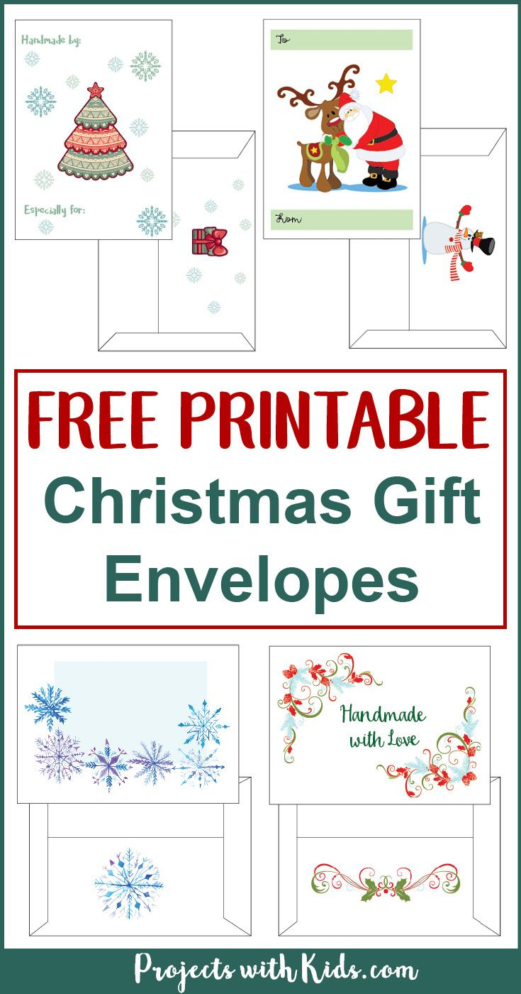 Free Printable Christmas Gift Envelopes pertaining to Free Printable Christmas Envelopes