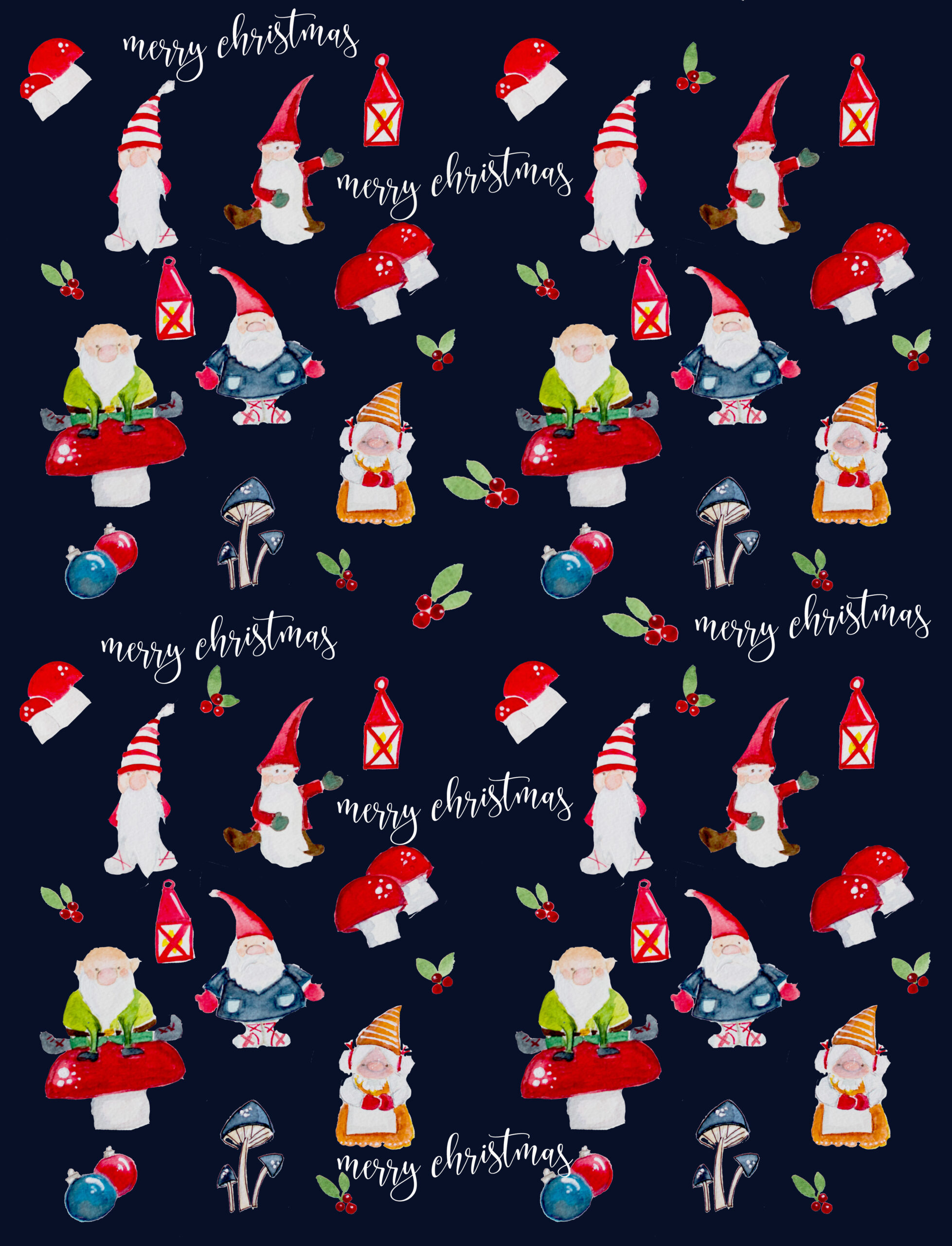 Free Printable Christmas Gift Wrap in Christmas Gift Wrapper Design Printable