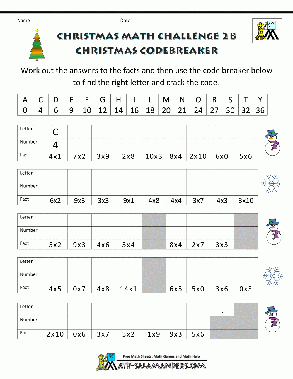 Free Printable Christmas Math Sheets, Download Free Printable inside Free Printable Christmas Math Sheets