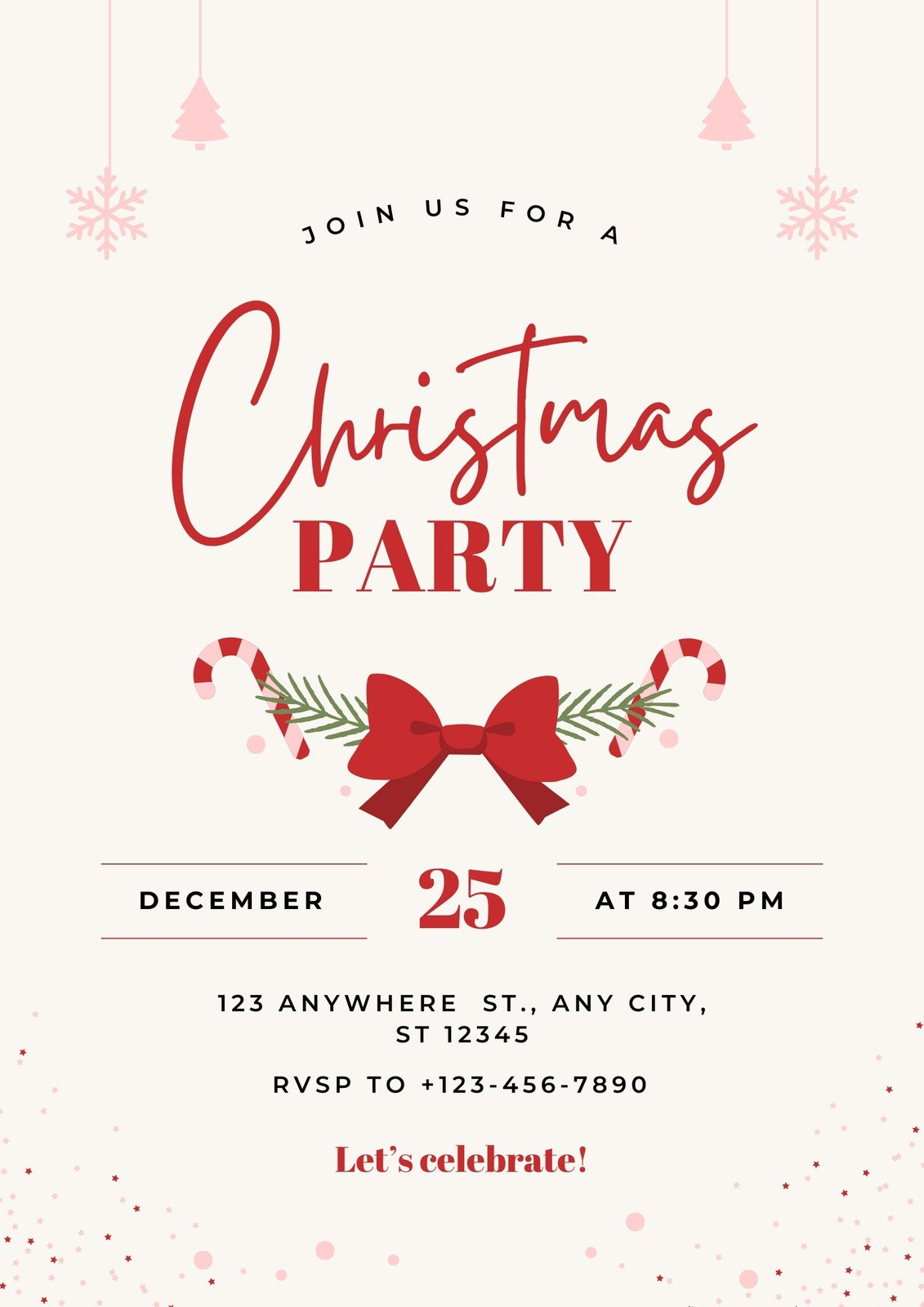 Free, Printable, Customizable Christmas Flyer Templates | Canva with regard to Christmas Flyers Templates Free Printable