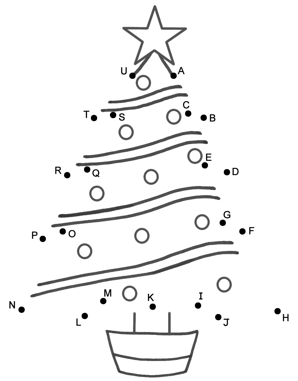 Free Printable Dot To Dot Christmas Tree, Download Free Printable pertaining to Printable Christmas Dot to Dot