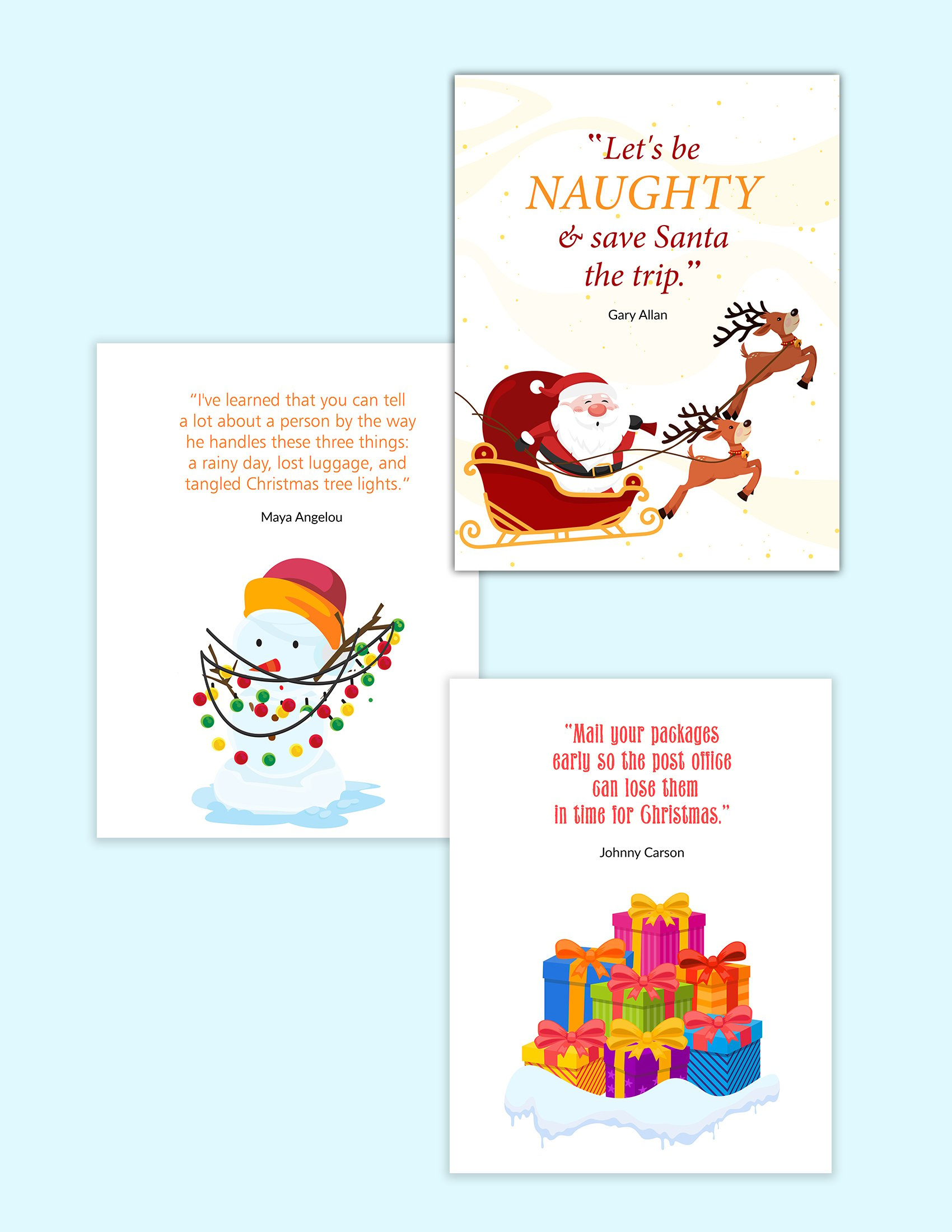 Free Printable Funny Christmas Quotes For Cards for Free Printable Christmas Quotes