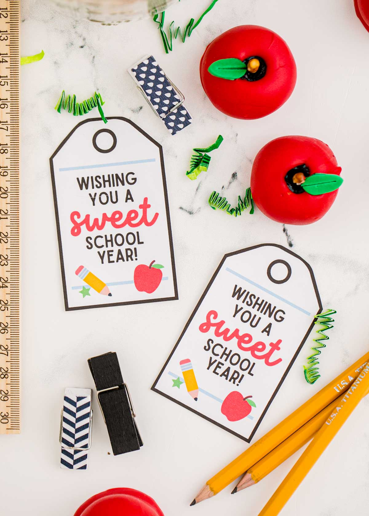 Free Printable Sweet Teacher Gift Tags - Play Party Plan intended for Printable Christmas Tags For Teacher Gifts