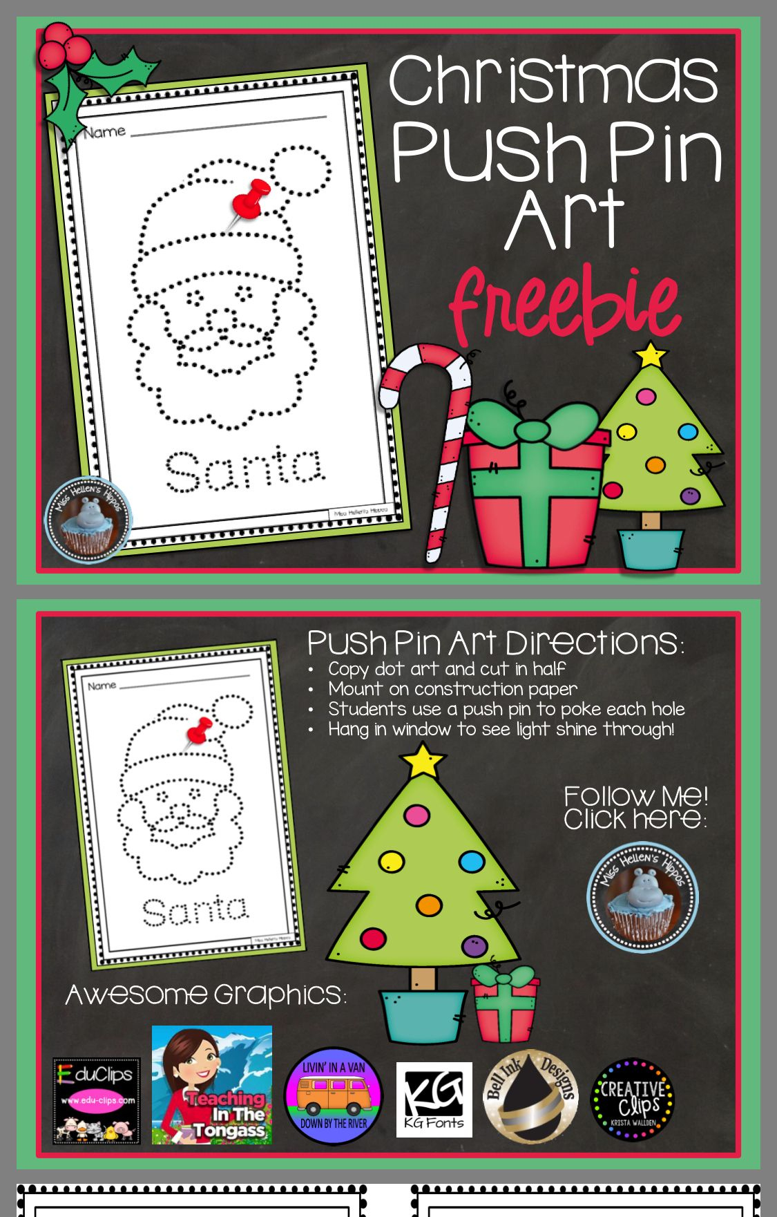 Free Push Pin Art Printables Christmas - Printable Party Favors with Free Push Pin Art Printable Christmas
