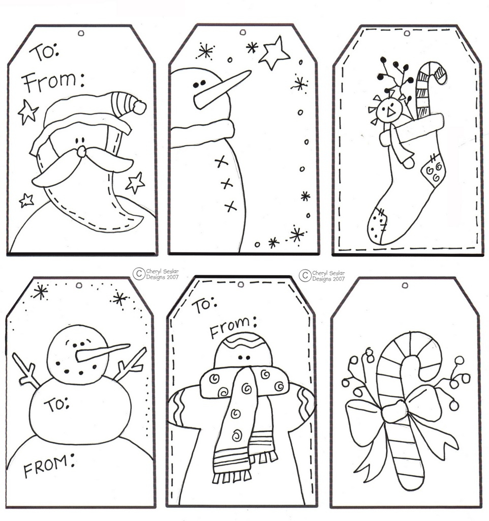 Gift Tag Coloring Page | Dreaming Of Christmas inside Free Printable Printable Christmas Gift Tags to Color