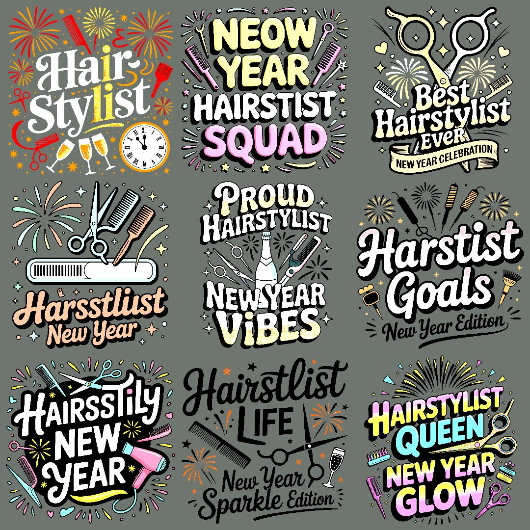 Hairstylist New Year - Etsy throughout New Year New Hair Quotes