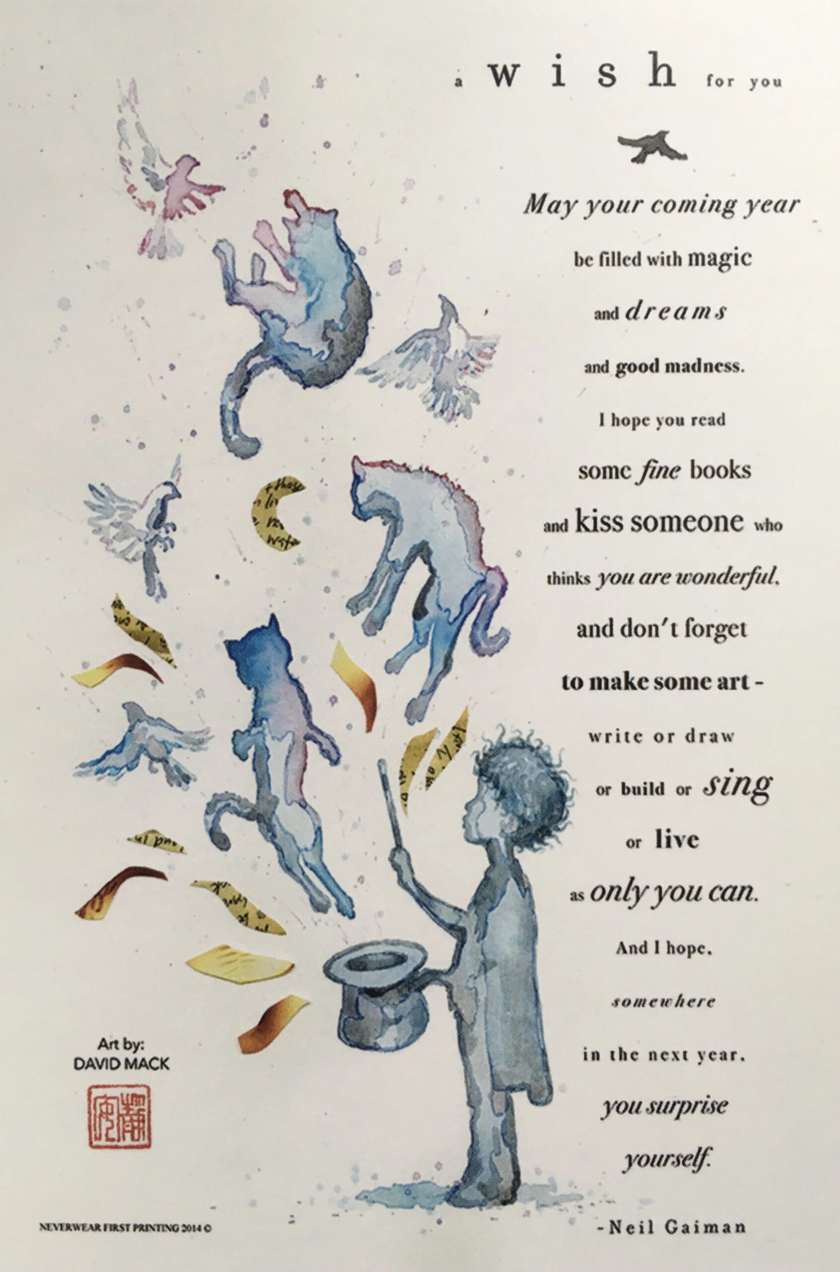Happy New Year! (2 Weeks Later) — English Scribbles regarding Neil Gaiman New Year Quotes