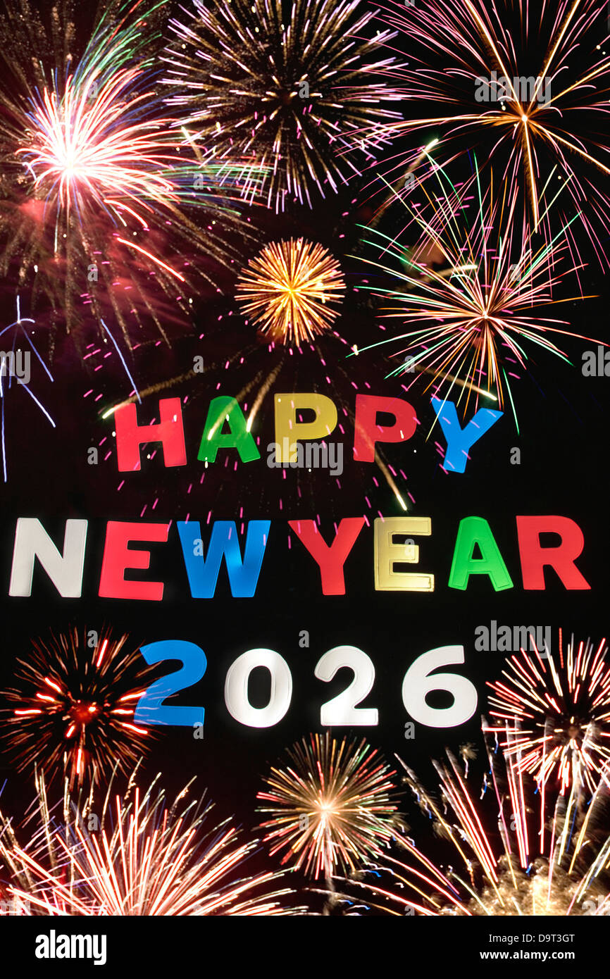 Happy New Year 2026 Hi-Res Stock Photography And Images - Alamy for Happy New Year 2026 News Greetings Quotes
