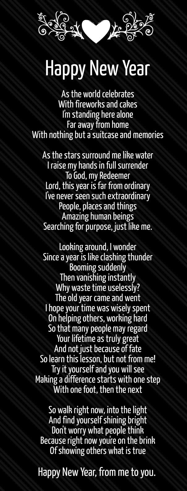 Happy New Year 2026 Love Poems For Her & Him throughout Happy New Year 2026 Wishes Quotes To My Love